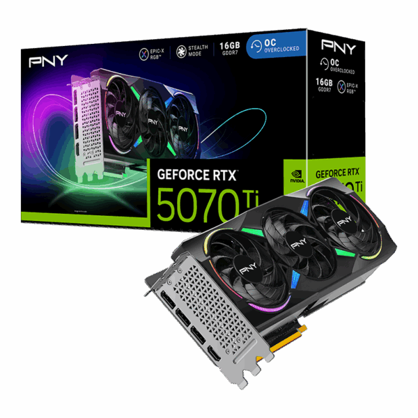 PNY GeForce RTX 5070 Ti Triple Fan GPU
