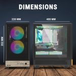 Ant Esports 300 Air Mini M-ATX Case - Image 2