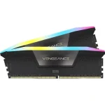 CORSAIR VENGEANCE RGB DDR5 RAM 96GB (2x48GB) 5600MHz CL40 – Black