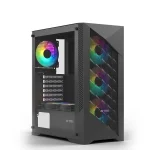Ant Esports ICE-270M 6F Mid-Tower ATX Computer Case/Gaming Cabinet with Front Mesh Panel