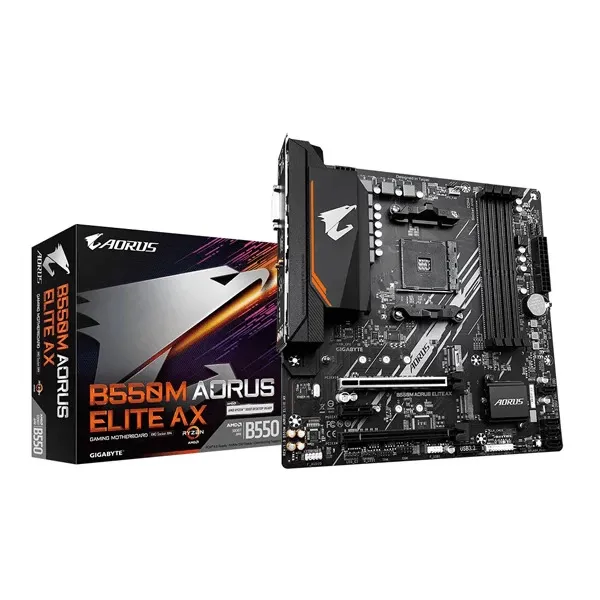 Gigabyte B550M Aorus Elite AX (Wi-Fi) Motherboard