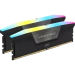 CORSAIR VENGEANCE RGB DDR5 RAM 96GB (2x48GB) 5200MHz CL38 Desktop RAM – Black - Image 4