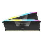 CORSAIR VENGEANCE RGB DDR5 RAM 96GB (2x48GB) 5200MHz CL38 Desktop RAM – Black