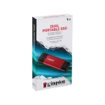 Kingston Dual Portable 1TB USB 3.2 Gen 2 SSD (SPSD-1TB) - Image 2