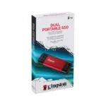 Kingston Dual Portable 2TB USB 3.2 Gen 2 SSD (SPSD-2TB) - Image 2