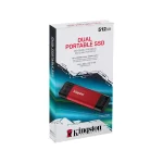 Kingston Dual Portable 512GB USB 3.2 Gen 2 SSD (SPSD-512GB) - Image 2