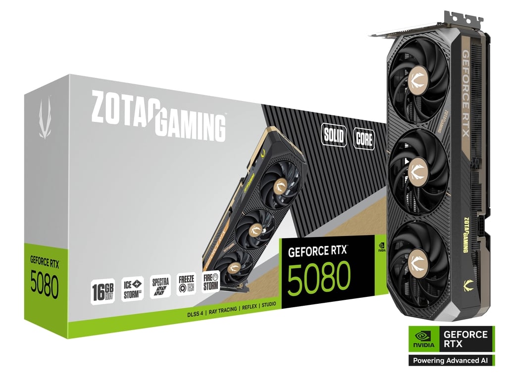 zt-b50800d2-10p-image01_0 Zotac Gaming RTX 5080 Solid Core 16Gb GDDR7 Graphics Card - Image 1