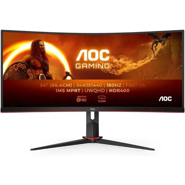 AOC CU34G2XP 34 Inch Curved Gaming Monitor