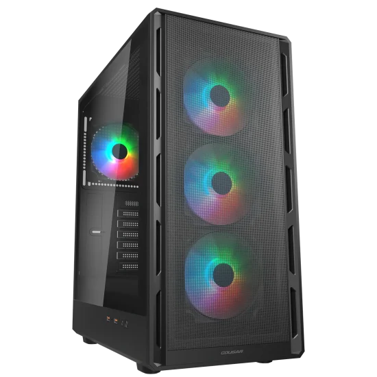 COUGAR Air face Pure RGB ATX Mid Tower Cabinet ( Black )