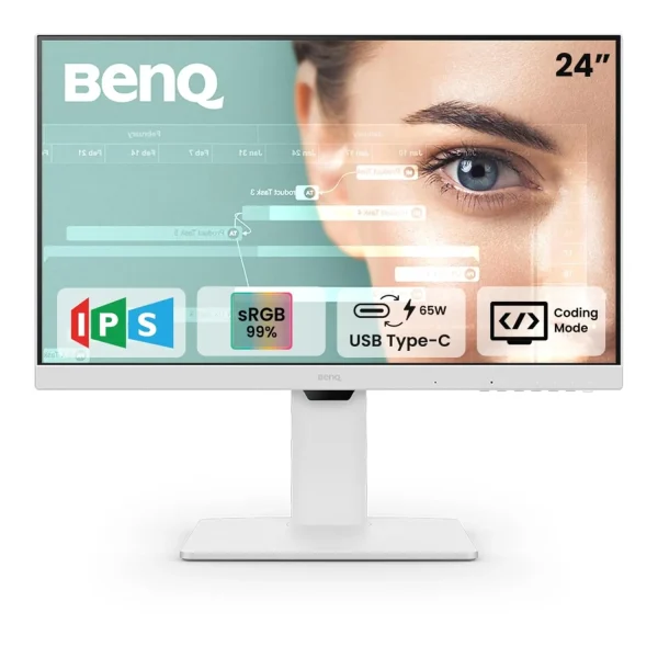 BenQ GW2486TC 24″ IPS 100Hz Full HD Coding Monitor (White)