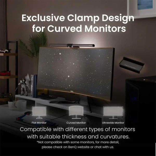 Buy BenQ ScreenBar Halo LED Monitor Light Wireless Controller at Best ...