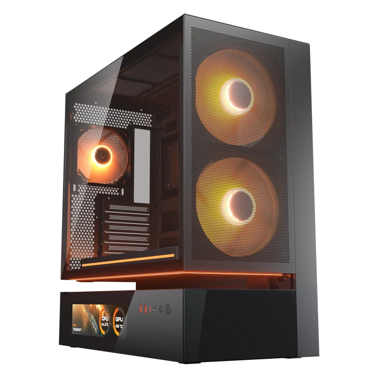 COUGAR CFV235 Mesh Vision ARGB ATX Mid Tower Cabinet ( Black )