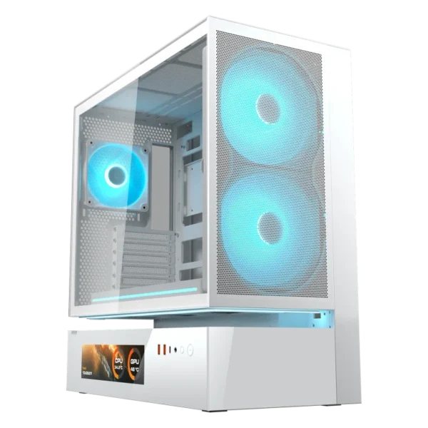 COUGAR CFV235 Mesh Vision ARGB ATX Mid Tower Cabinet ( White )