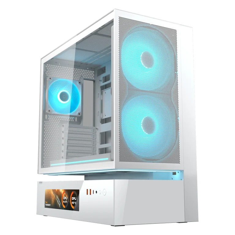 COUGAR CFV235 Mesh Vision ARGB ATX Mid Tower Cabinet ( White )