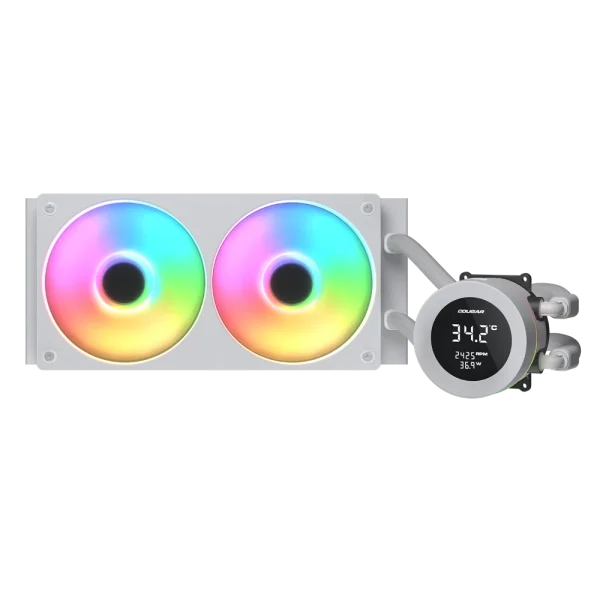 Cougar Poseidon Vistek ARGB 240 White Analog Liquid Cooler