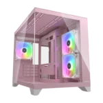 COUGAR FV150 Mini RGB MATX Mini Tower Cabinet ( Pink )