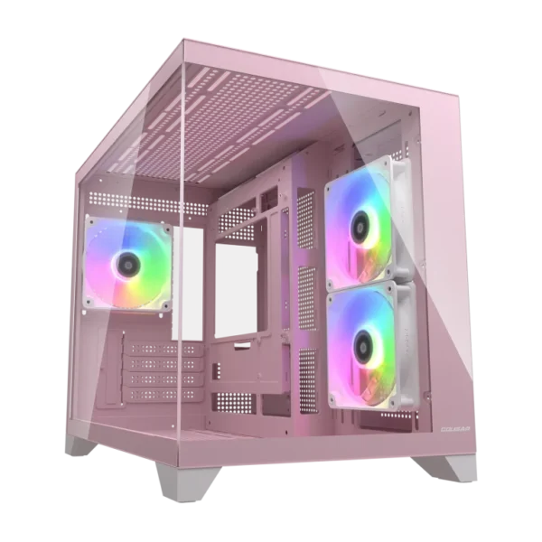 COUGAR FV150 Mini RGB MATX Mini Tower Cabinet ( Pink )