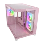 COUGAR FV150 Mini RGB MATX Mini Tower Cabinet ( Pink ) - Image 4