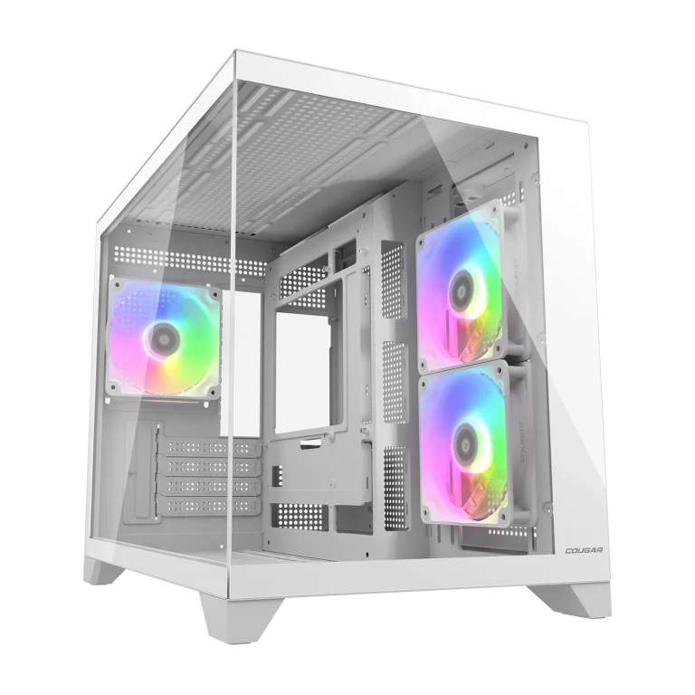 COUGAR FV150 Mini RGB MATX Mini Tower Cabinet ( White )