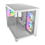 COUGAR FV150 Mini RGB MATX Mini Tower Cabinet ( White ) - Image 5