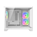 COUGAR FV150 Mini RGB MATX Mini Tower Cabinet ( White ) - Image 3