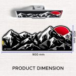 Ant Esports Unique Design Mountain Red Extended Gaming Mouse Pad - Image 3