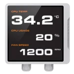 COUGAR Poseiden Vistek Pro ARGB 360mm CPU Liquid Cooler ( With LCD Display ) ( White ) - Image 8