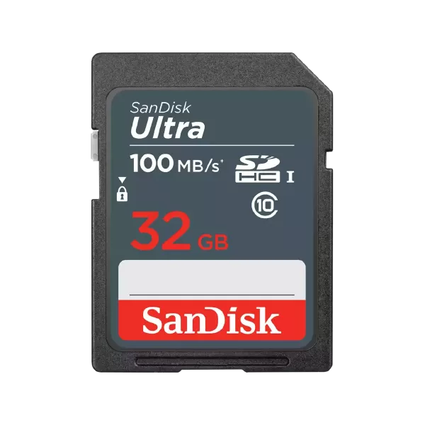 SanDisk 32GB Ultra 100Mbs SDHC SDXC Memory Card