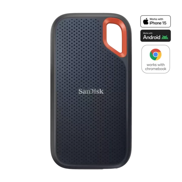 SanDisk E61 4TB Extreme Portable SSD 1050MB/s – ( Black )