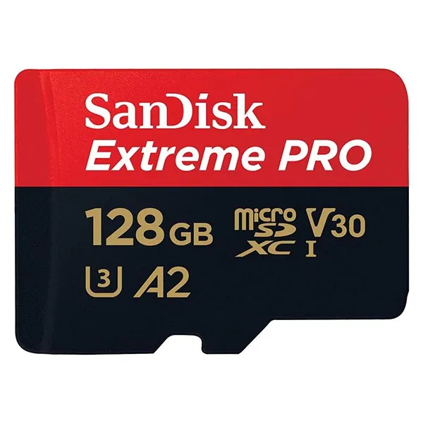 SanDisk Extreme Pro 128GB microSDXC UHS-I Memory Card