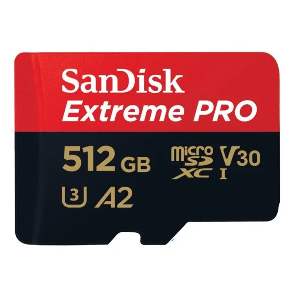 SanDisk Extreme Pro 512GB microSDXC UHS-I Memory Card