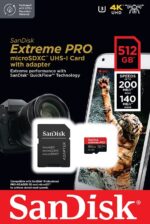 SanDisk Extreme Pro 512GB microSDXC UHS-I Memory Card - Image 2