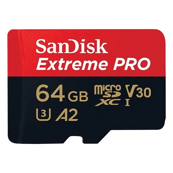 SanDisk Extreme Pro 64GB microSDXC UHS-I Memory Card