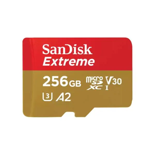 SanDisk Extreme micro SDXC UHS-I CARD – 256GB