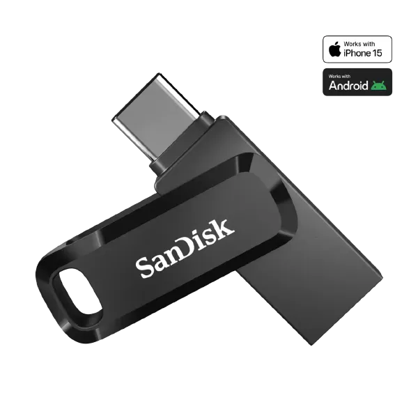 SanDisk Ultra Dual Drive Go SDDDC3-256G-I35 256GB USB 3.0 Type C Pen drive for Mobile (Black)