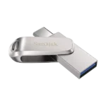 SanDisk Ultra Dual Drive Luxe 256GB USB Type C Flash Drive (Silver) - Image 3