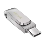 SanDisk Ultra Dual Drive Luxe 256GB USB Type C Flash Drive (Silver) - Image 2