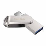 SanDisk Ultra Dual Drive Luxe 128GB USB Type C Flash Drive (Silver) - Image 2