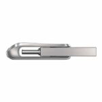 SanDisk Ultra Dual Drive Luxe 128GB USB Type C Flash Drive (Silver) - Image 3