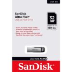 SanDisk CZ73 Ultra Flair 32GB USB 3.0 Pen Drive (Silver) - Image 2