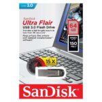 SanDisk CZ73 Ultra Flair 64GB USB 3.0 Pen Drive (Silver) - Image 2