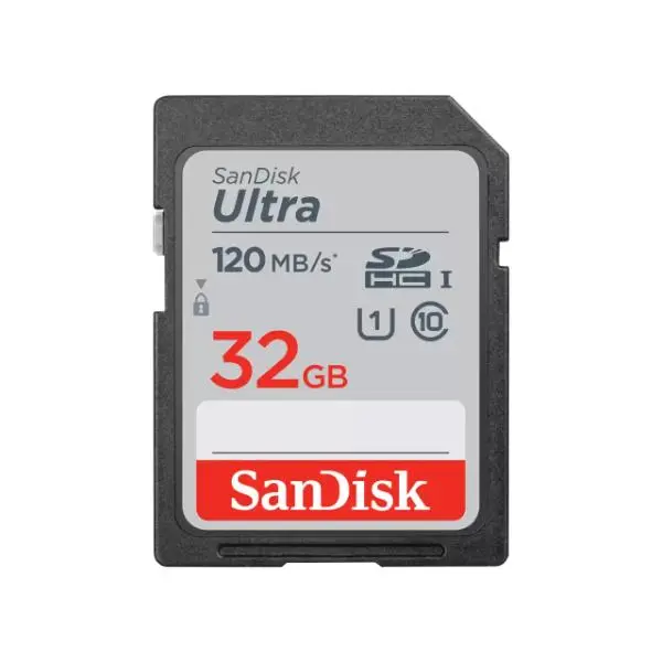 SanDisk Ultra SDHC UHS-I card and SDXC UHS-I card – 32GB