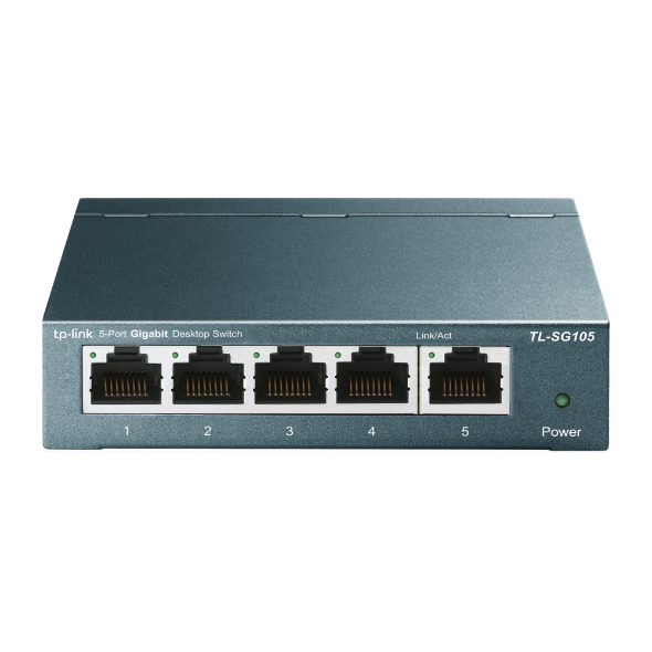 TP‑Link TL‑SG105 5‑Port Gigabit Desktop Switch