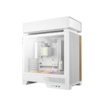 DeepCool CL6600 WH with 360mm AIO Liquid Cooler ATX Cabinet (White)