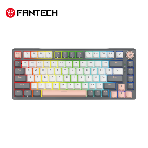FANTECH ATOM PRO83 MK913 WIRELESS MECHANICAL GAMING KEYBOARD – TRI-MODE CONNECTION – STELLAR EDITION SATURN