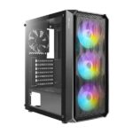 Antec NX292 ARGB (E-ATX) Mid Tower Cabinet (Black) - Image 2