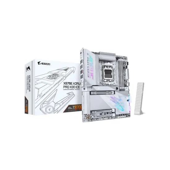 Gigabyte X870E Aorus Pro X3D Ice Motherboard