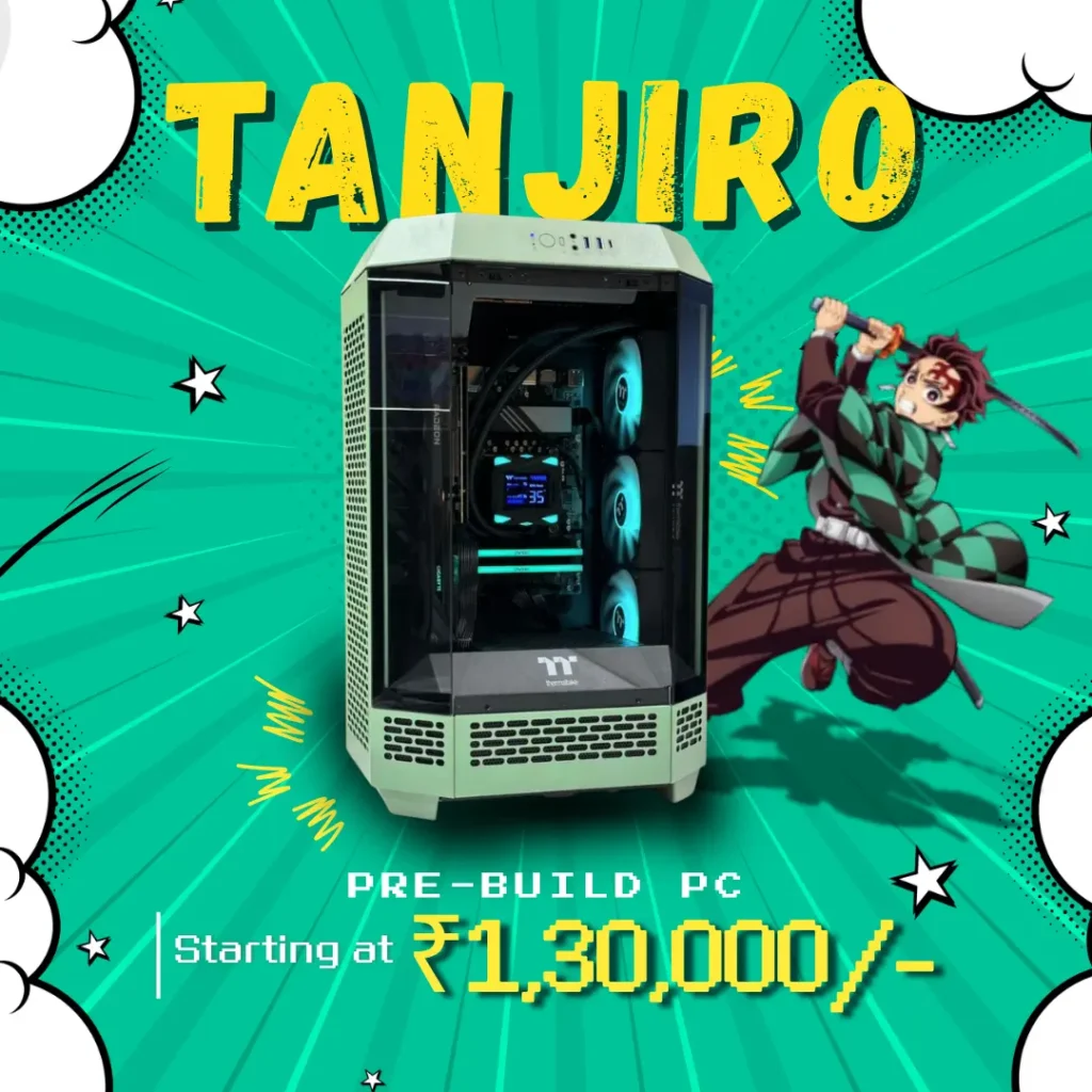 Green Apple Compunet TANJIRO Powered by AMD Ryzen 5 7600 Prebuild PC