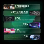 Green Apple Compunet TANJIRO Powered by AMD Ryzen 5 7600 Prebuild PC