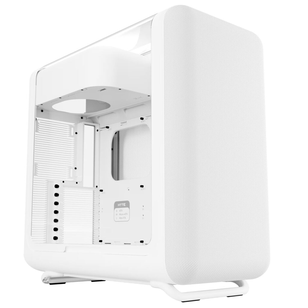 HYTE X50 Modern Performance Mid Tower PC Gaming Case – Snow White